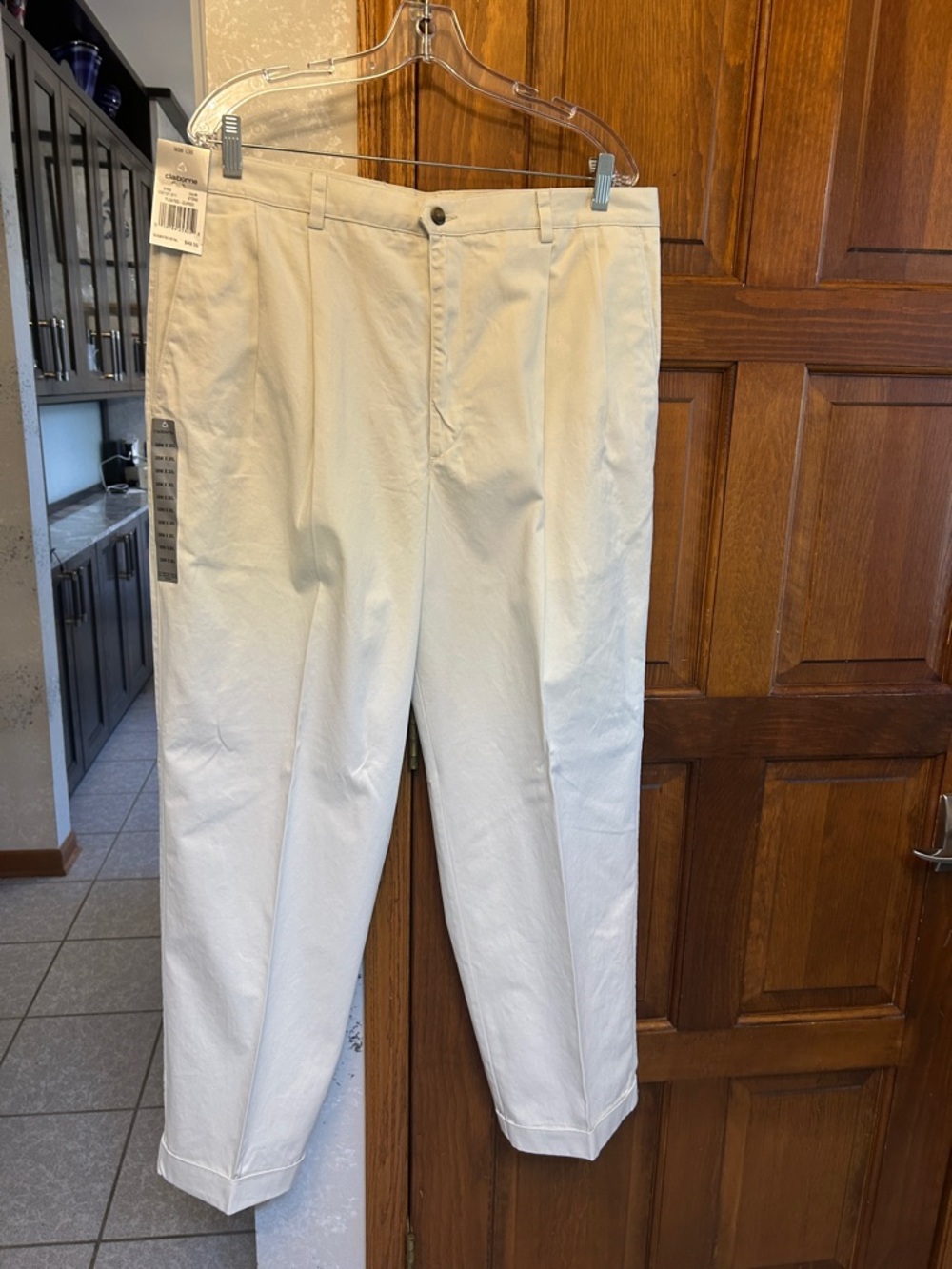 Claiborne Men’s Pleated Chino Pants